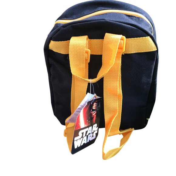 Disney Star Wars The Force Awakens Mini Backpack Adjustable Straps Zip Pockets - Picture 3 of 8